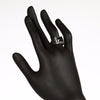 Eulonvan engagement Wedding 925 sterling Silver male finger rings for men Black Cubic Zirconia Hot S-3809 size 7 8 9 10 11 12 13