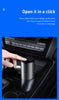 Car Trash Bin Alloy Garbage Can For Car Dustbin Waste Rubbish Basket Bin Organizer Storage Holder Bag Auto Accessories