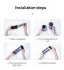 Car Trash Bin Alloy Garbage Can For Car Dustbin Waste Rubbish Basket Bin Organizer Storage Holder Bag Auto Accessories