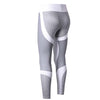 Womens Mesh Pattern Print Leggings Fitness Leggings For Women Sporting Workout Leggins Elastic Slim Black White Pants #E15