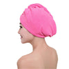 Microfiber Bath Towel Hair Dry Quick Drying Lady Bath towel soft shower cap hat for lady man Turban Head Wrap Bathing Tools
