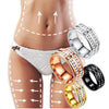 Healthcare Fat Burning Weight Loss Ring Crystal Stainless Steel