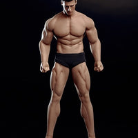 TBLeague 1/12 Super-Flexible Male Seamless Body Action Figure With Head Sculpt TM01A /TM02A Fitness Suntan Skin