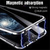 Magnetic Adsorption Metal Case For iPhone 11 Pro 7 8 Plus Tempered Glass Back Magnet Cover For iPhone 6 6s Plus X XS Max Cover