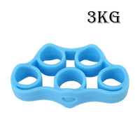 Silicone Finger Gripper Strength Trainer Resistance Band Hand Grip Wrist Yoga Stretcher Finger trainer Exercise free shipping