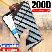 200D AntiSpy Tempered Glass For iPhone 6 6S 7 8 Plus X Xs Max XR Privacy Screen Protector Protective Glass For iPhone 11 Pro Max