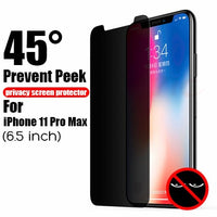200D AntiSpy Tempered Glass For iPhone 6 6S 7 8 Plus X Xs Max XR Privacy Screen Protector Protective Glass For iPhone 11 Pro Max