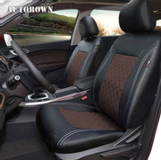 AUTOROWN PU Leather Auto Car Seat Covers Universal Automobile Covers For Toyota Kia Hyundai Lexus Renault BMW Waterproof 5 Color