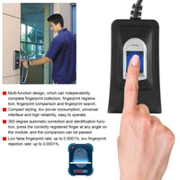 Compact USB Fingerprint Reader Scanner Reliable Biometric Access Control Attendance System