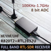 Ham Radio Receiver 100KHz-1.7GHz full Band UV HF RTL-SDR USB Tuner RTLSDR  USB dongle with RTL2832u R820t2 RTL SDR Receiver