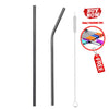 2/4/8Pcs Colorful Reusable Drinking Straw High Quality Stainless Steel Metal Straw with Cleaner Brush For Mugs 20/30oz